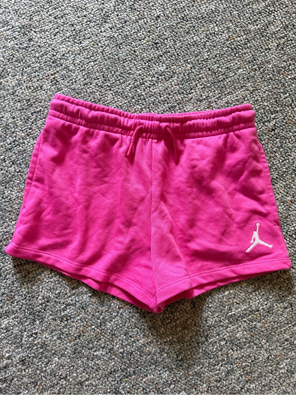 Jordan Hot Pink Knit Drawstring Shorts